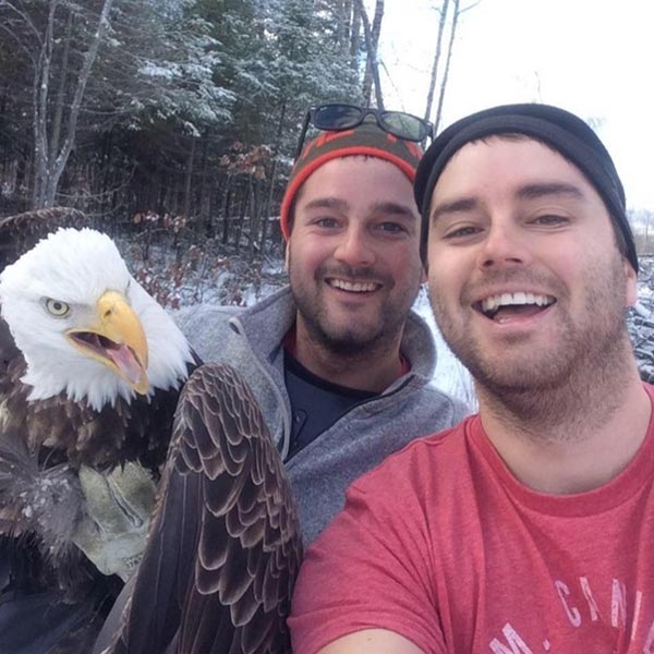 Selfie with Bald Eagle