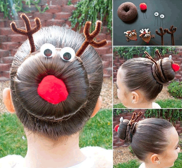 Funny Hairstyle Ideas for Christmas