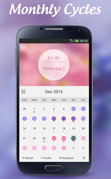 Monthly Cycles Mobile App