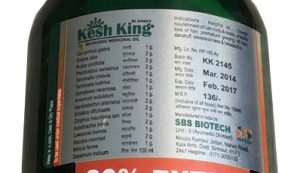 Ingredients of Kesh King Hair Oil