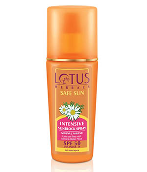 Lotus Herbals Safe Sun Intensive Sunblock Spray With SPF 50