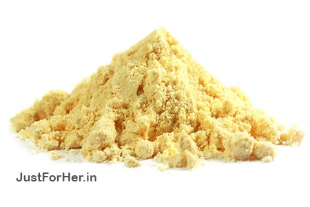 Gram Flour for Tanned Skin