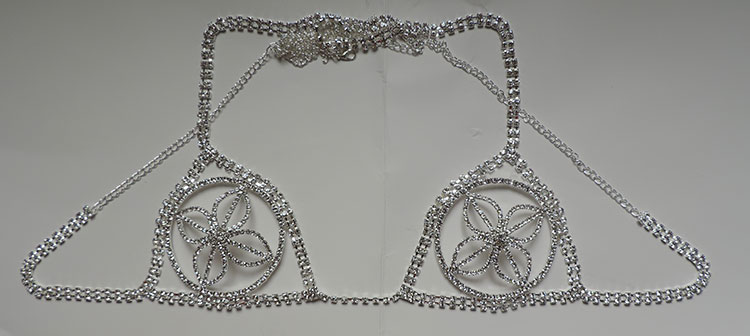 Rhinestone Bra