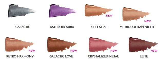 NYX Cosmic Metals Lip Cream Shades